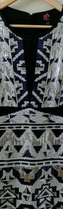 Bebe tribal sequin bodycon dress